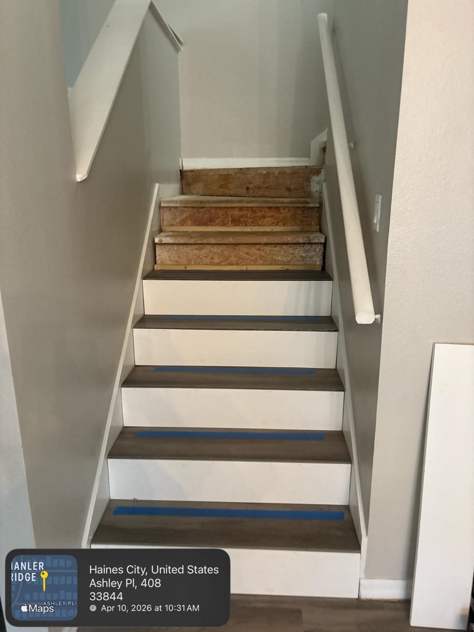 Before: Modern Stair Update